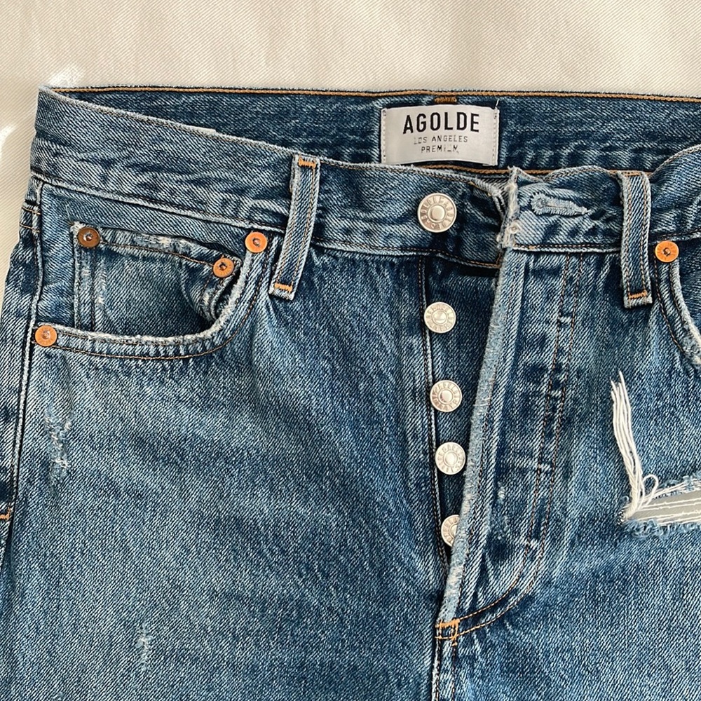 AGOLDE straight leg jeans